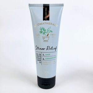 Bath & Body Works Stress Relief~Sage Cedarwood~Body Cream~8 oz NEW